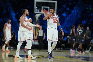 NBA歷史僅3隊5連季后賽客場贏分10+：13熱火 17勇士 今年尼克斯