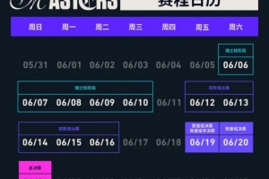倫敦大師賽賽程賽制：6月6日打響；一號種子EDG直接晉級八強