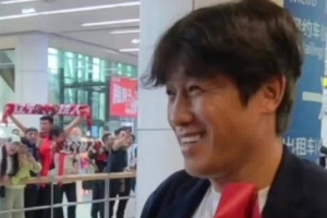 5月25日下午，斬獲隊史中超客場首勝的遼寧鐵人順利返程抵達沈陽
